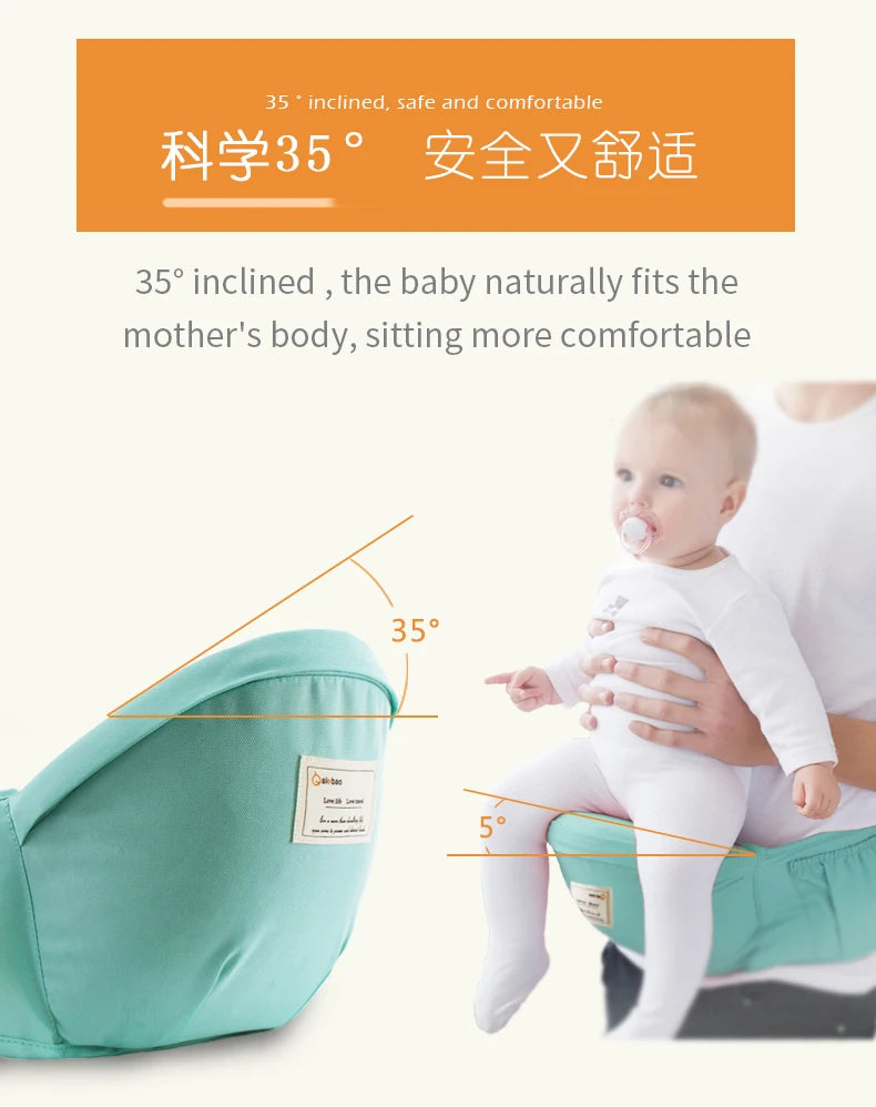 Babytrage 2025: Baby Hipseat Kangaroo Rucksack Mochila Breathable Ergonomic - Baby Carrier Hip Seat Baby Sling Wrap Collection