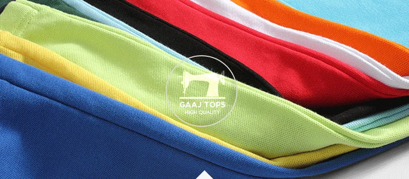 GAAJ Polo 100 Baumwolle Atmungsaktiv - Kurzarm Sommer