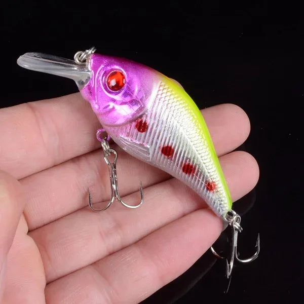 TQEXSZ Minnow Sinkend - 7,5cm 10,2g 3D Augen Wobbler - Golden Bridge Store