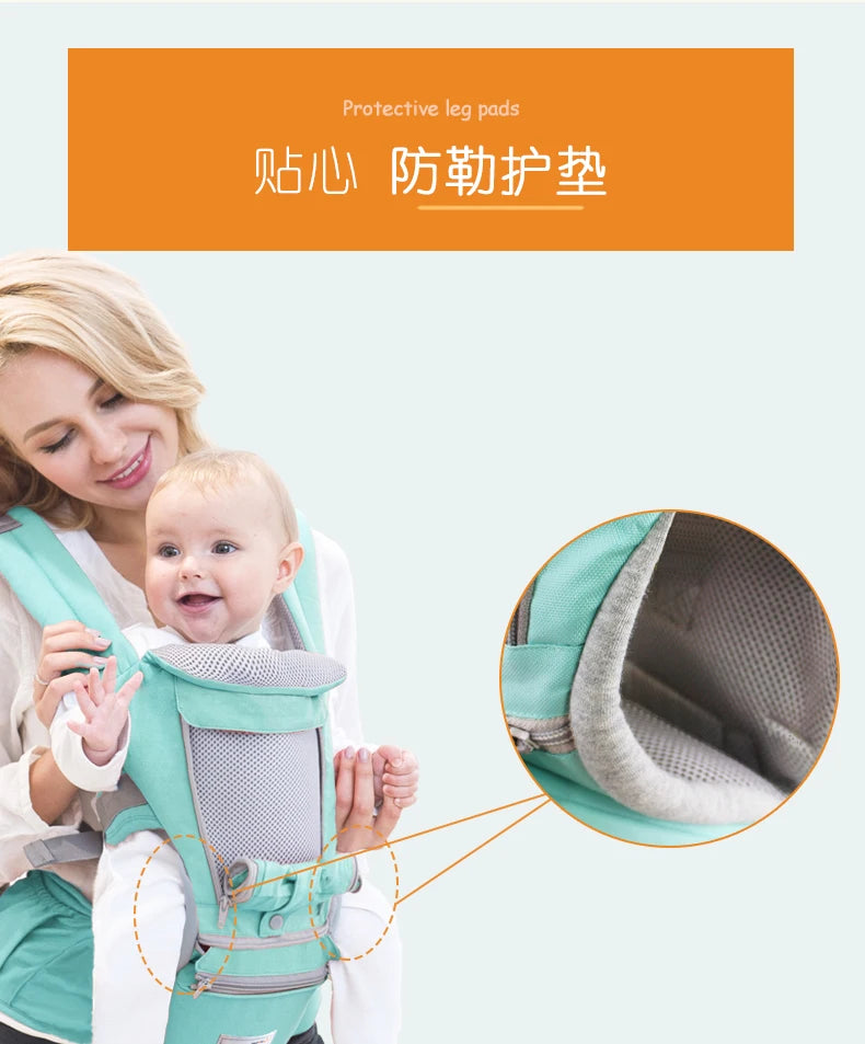 Babytrage 2025: Baby Hipseat Kangaroo Rucksack Mochila Breathable Ergonomic - Baby Carrier Hip Seat Baby Sling Wrap Collection