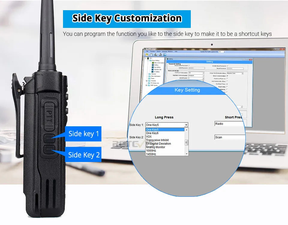 Ailunce HD1 DMR Digital Walkie Talkie Ham Radio Long Range Amateur Two-Way Radio Walkie-talkie GPS VHF UHF Dual Band Transceiver