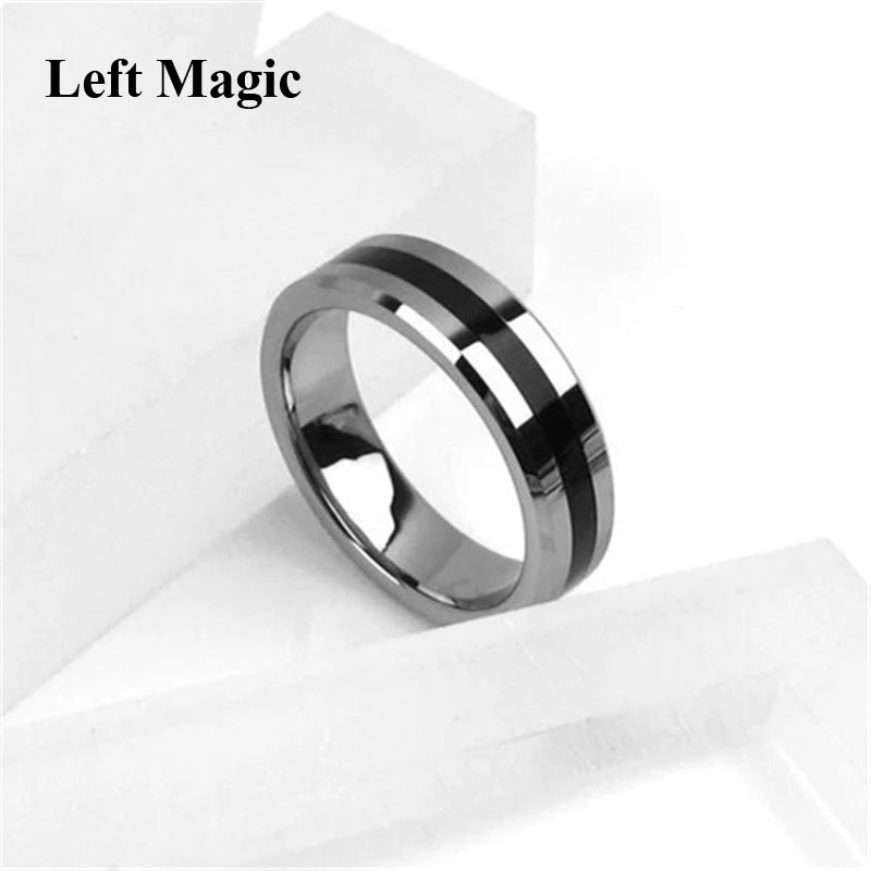 LeftMagic B1024 Magnetischer Ring - Metall 4 Größen Closeup