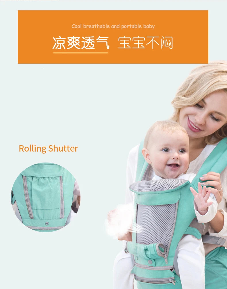 Babytrage 2025: Baby Hipseat Kangaroo Rucksack Mochila Breathable Ergonomic - Baby Carrier Hip Seat Baby Sling Wrap Collection