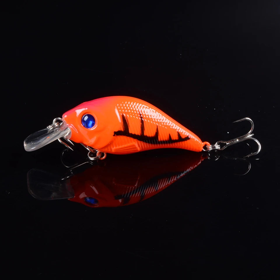TQEXSZ Minnow Sinkend - 7,5cm 10,2g 3D Augen Wobbler