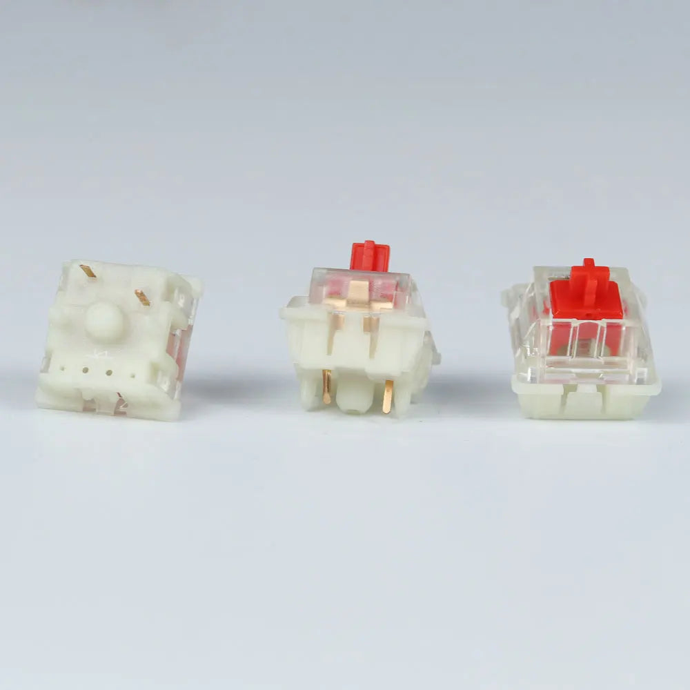 Tastatur-Switches 2025: Gateron Silent Black Red Clear - 5pin Transparent MX Compatible Collection