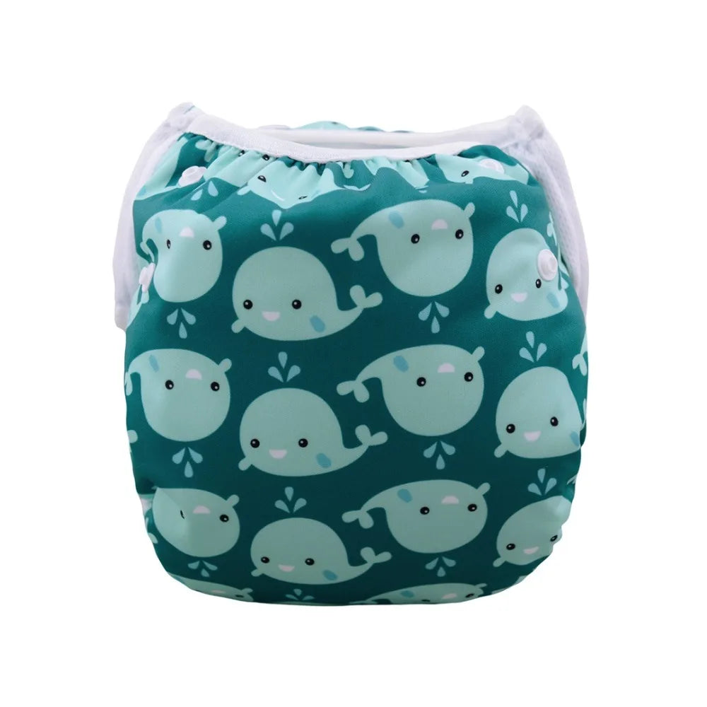 Alvababy Schwimm-Windel 2025: Polyester+TPU Stay-Dry-Funktion 0-3 Jahre - Wiederverwendbar 3-15kg Babys Schwimm-Erfahrungen
