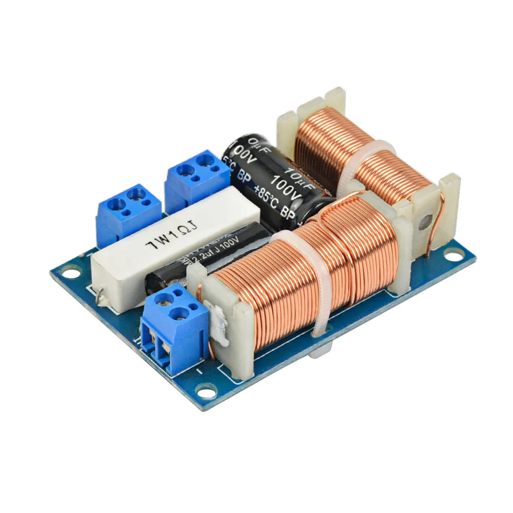 AIYIMA 2 Stück Lautsprecher 2-Wege Audio Frequenzweiche Höhen Bass 2 Einheit Crossover Filter 80W Bücherregal HiFi Lautsprecher Teiler