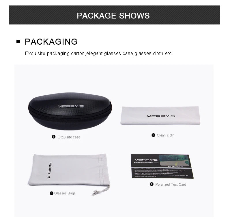 Ochelari de soare polarizați HD pentru bărbați MERRYS DESIGN, ochelari de soare sport pentru pescuit, protecție ochi, brațe din aliaj de aluminiu, protecție UV400 S8186