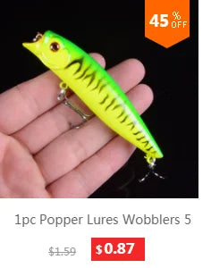 TQEXSZ Minnow Sinkend - 7,5cm 10,2g 3D Augen Wobbler