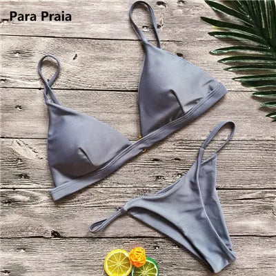 Para Praia 9 Farben Push Up Bikini - 85 Nylon 15 Spandex