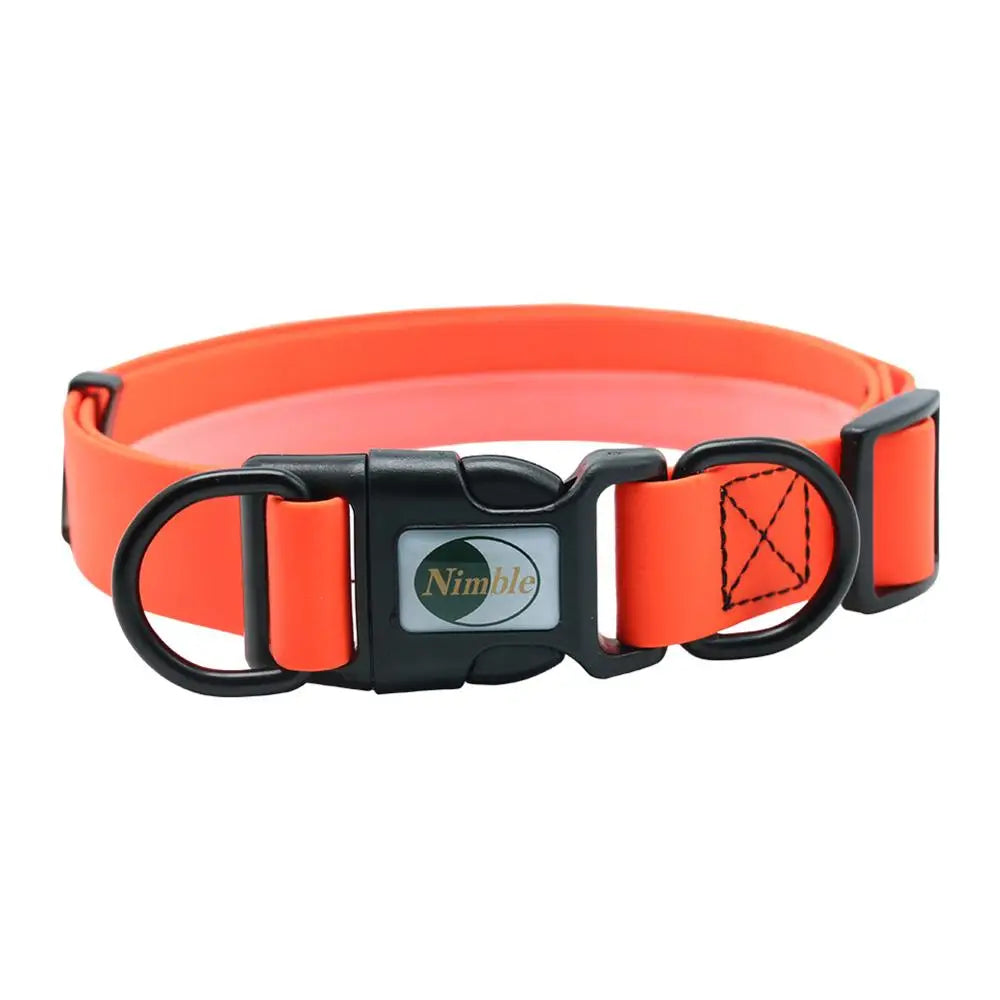 Wodondog Neues Hochwertiges Haustier Hund Halsband 2025: PVC Wasserdicht Anti Schmutzig - Katzen Halsband Einfach Reinigen Große Kleine Hunde Welpen S/M/L