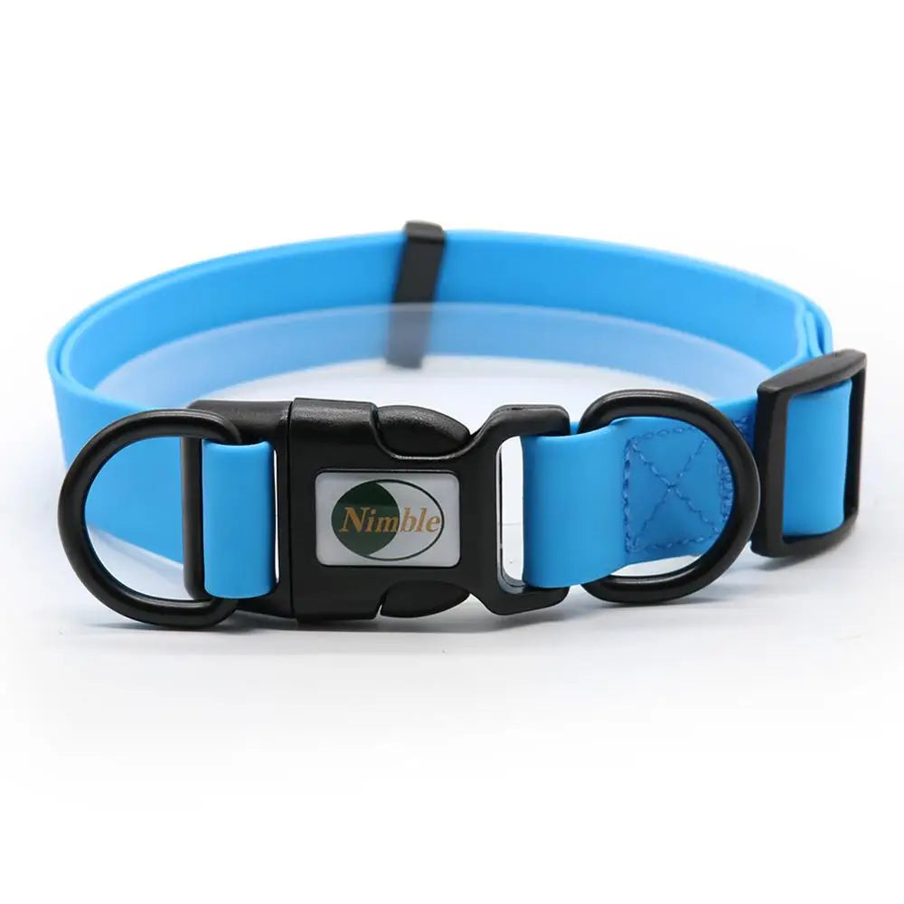 Neues Hochwertiges Haustier Hund Halsband 2025: Wodondog PVC Wasserdicht Anti Schmutzig - Katzen Halsband Einfach Reinigen Große Kleine Hunde Welpen