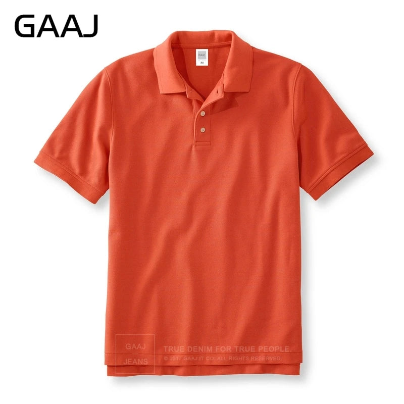 GAAJCN Polo Atmungsaktiv - Baumwolle Kurzarm Regular Fit