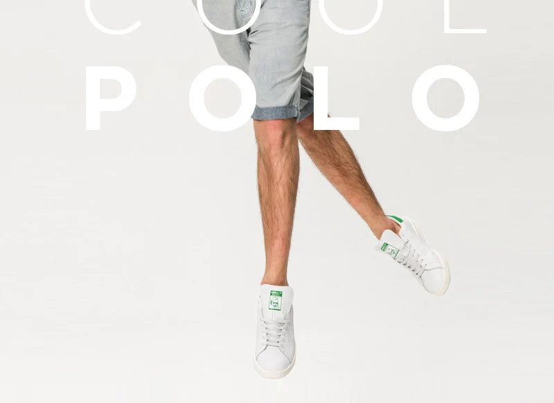 GAAJCN Polo Atmungsaktiv - Baumwolle Kurzarm Regular Fit