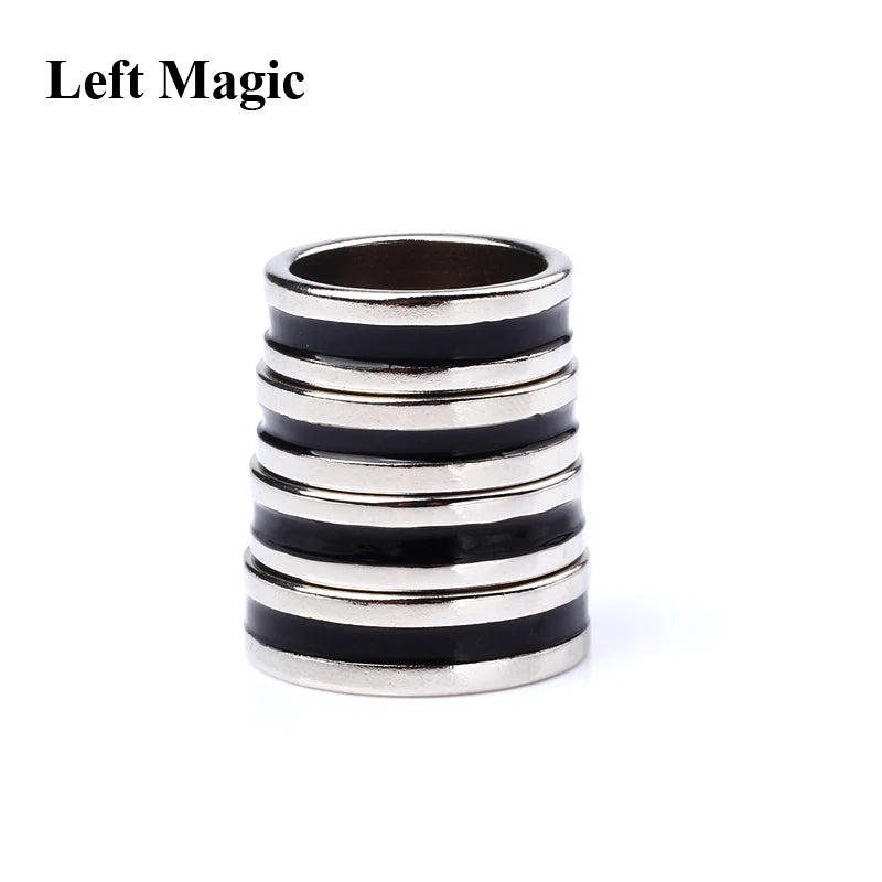 LeftMagic B1024 Magnetischer Ring - Metall 4 Größen Closeup