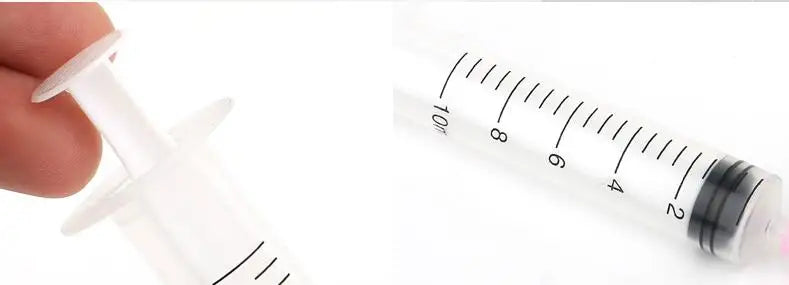 QUNSTEN Spritze Nachfüllset 10ml - 4 Stück 3,5cm Nadel