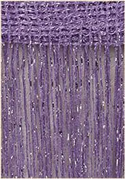 Shiny 3x2,6m Türteiler - Fadenvorhang, 260x300 cm Wohnzimmer