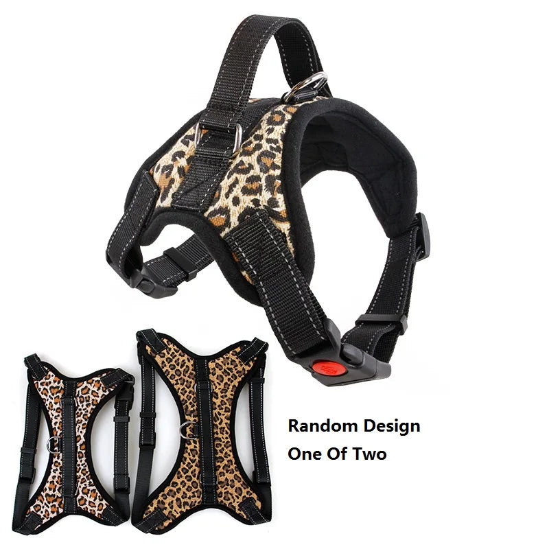Nylon Heavy Duty Hund Haustier Geschirr Halsband Verstellbar Gepolstert Extra Groß Mittel Klein Hund Geschirre Weste Husky Große Hunde Produkte