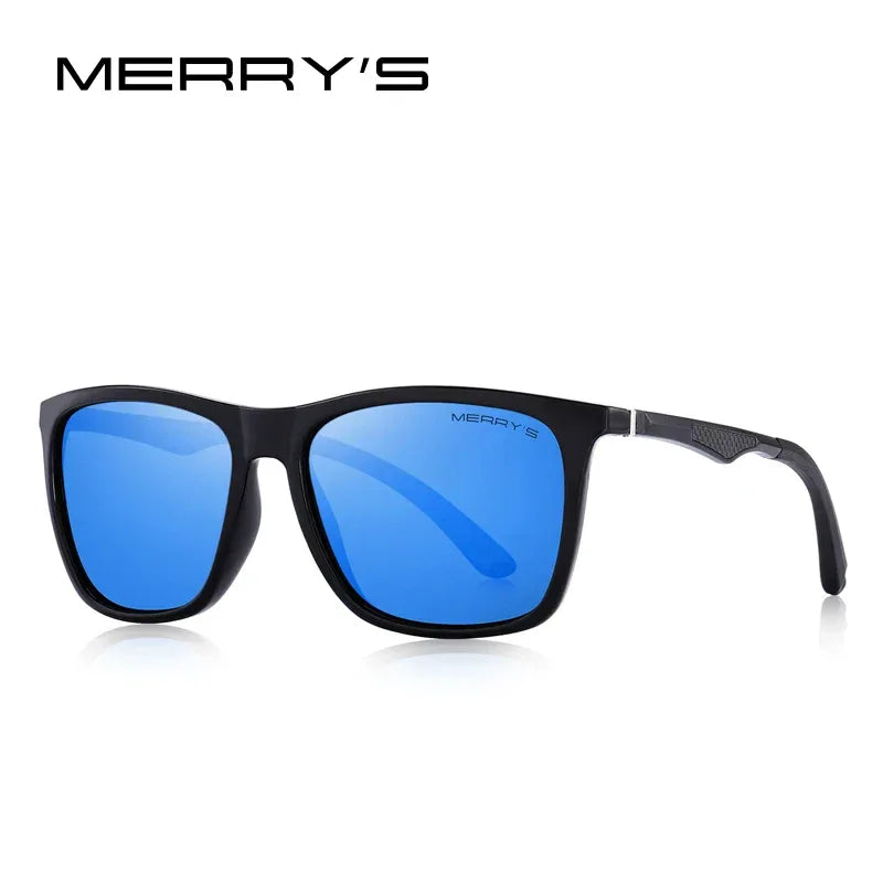 MERRYS DESIGN Herren HD Polarisierte Sonnenbrille Sport Angeln Augenschutz Aluminium Legierung Bügel UV400 Schutz S8186 - Golden Bridge Store