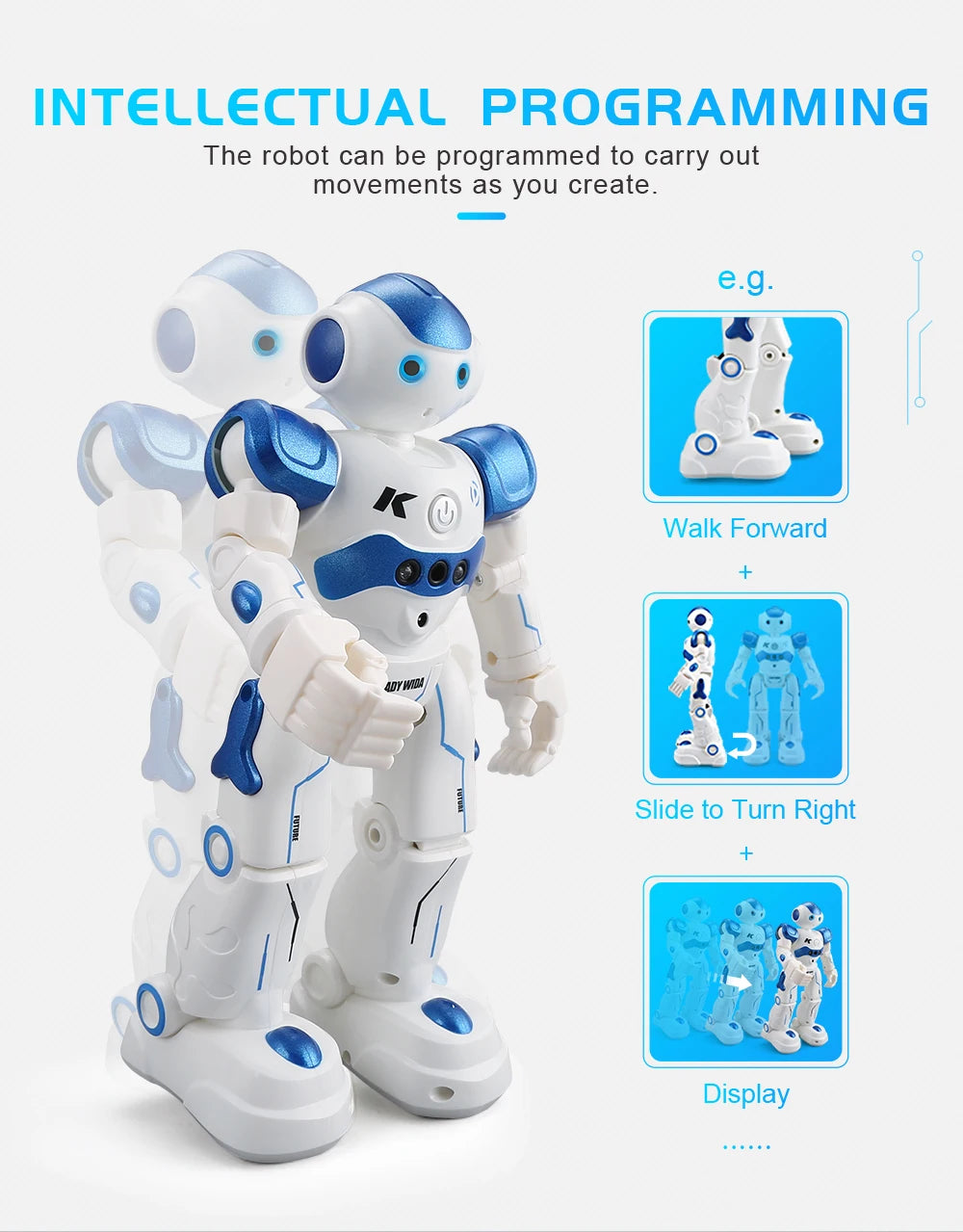 JJRC RC Robot Toy IR Gesture Remote control R2 CADY WIDA Intelligent Vector Smart Robotica Dancing Robo Kids Toy for Children