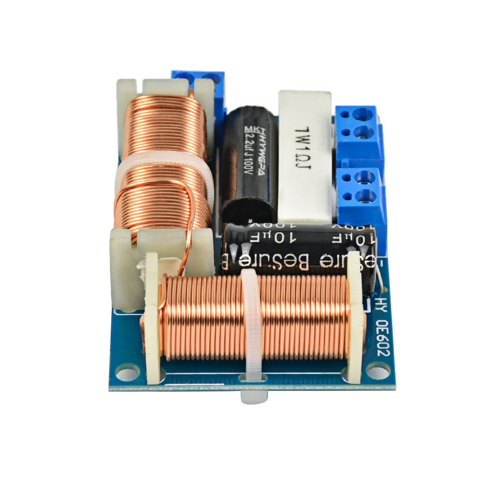 AIYIMA 2 Stück Lautsprecher 2-Wege Audio Frequenzweiche Höhen Bass 2 Einheit Crossover Filter 80W Bücherregal HiFi Lautsprecher Teiler