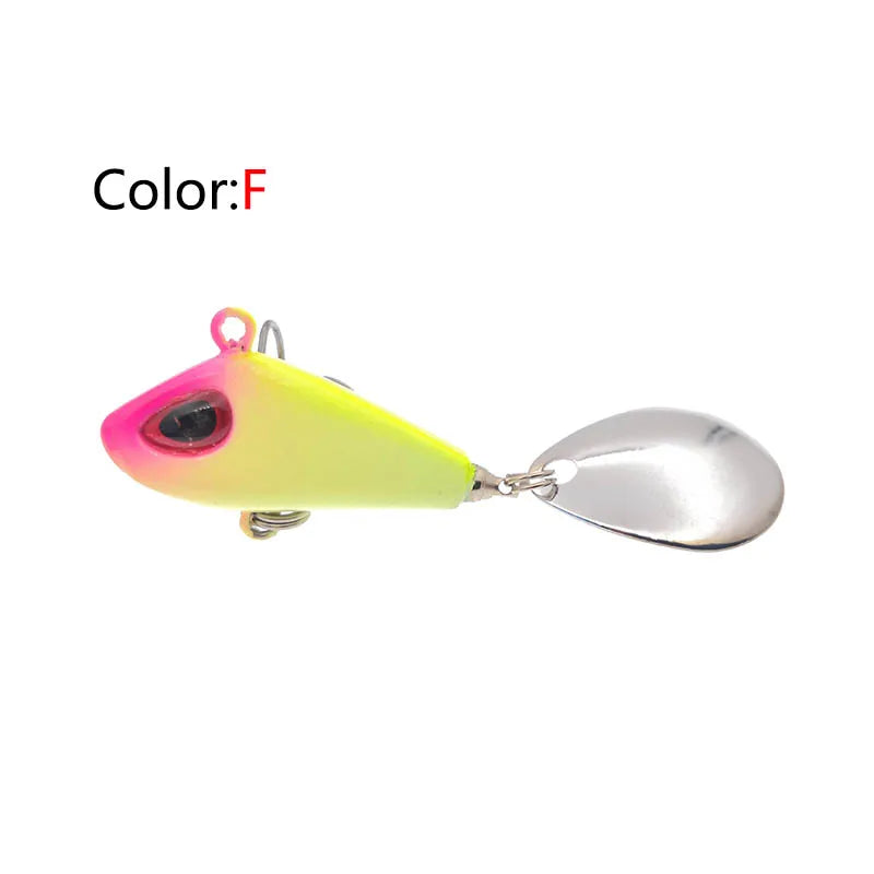 OUTKIT Neuer Metall Mini VIB Mit Löffel Angelköder 6g10g17g25g 2cm Angel Tackle Pin Crankbait Vibration Spinner Sinkend Köder