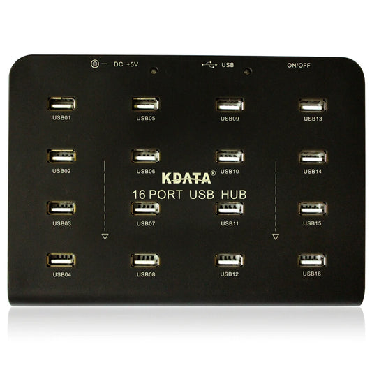 Benutzerdefiniert 16-Port Industrial USB Hub 2025 - Mit Powered Switch Ladegerät - Daten Sync Elektronische Geräte