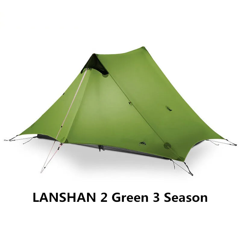 Ultralight Camping Zelt 2025 - 3F UL GEAR LanShan 2 Professional 15D Silnylon