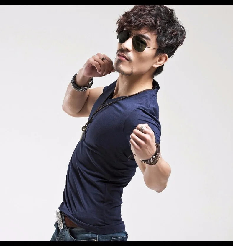 MRMT Herren T Shirt V Ausschnitt - 10 Farben S Bis 5XL