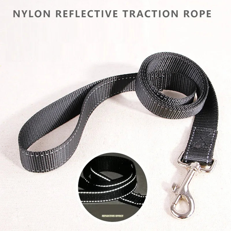 Nylon Heavy Duty Hund Haustier Geschirr Halsband Verstellbar Gepolstert Extra Groß Mittel Klein Hund Geschirre Weste Husky Große Hunde Produkte