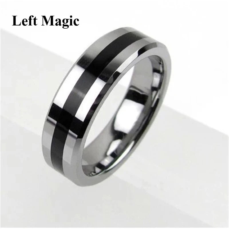 LeftMagic B1024 Magnetischer Ring - Metall 4 Größen Closeup