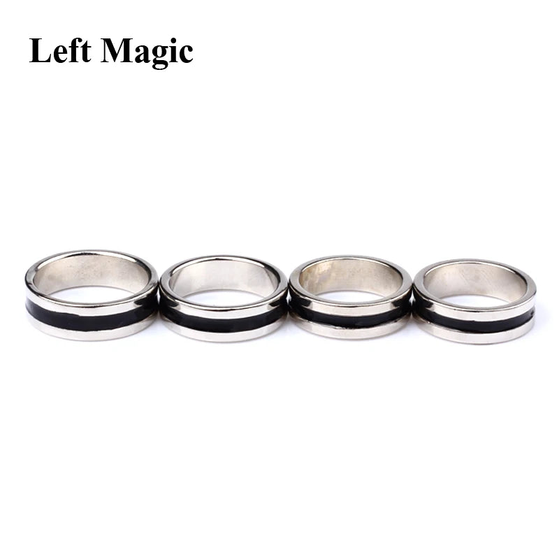 LeftMagic B1024 Magnetischer Ring - Metall 4 Größen Closeup