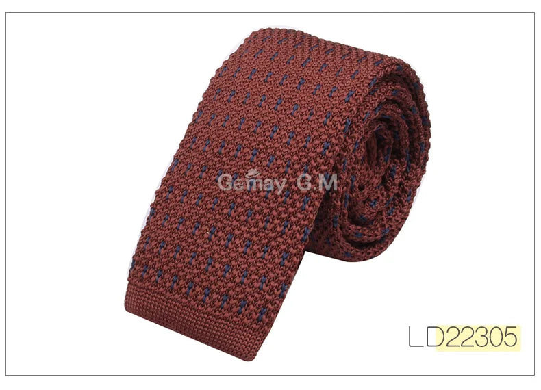 New Knit Tie For Men Casual Plaid Knitted Neck Ties Fashion Mens Necktie For Wedding Business Adult Suit Tuxedo Plaid Tie