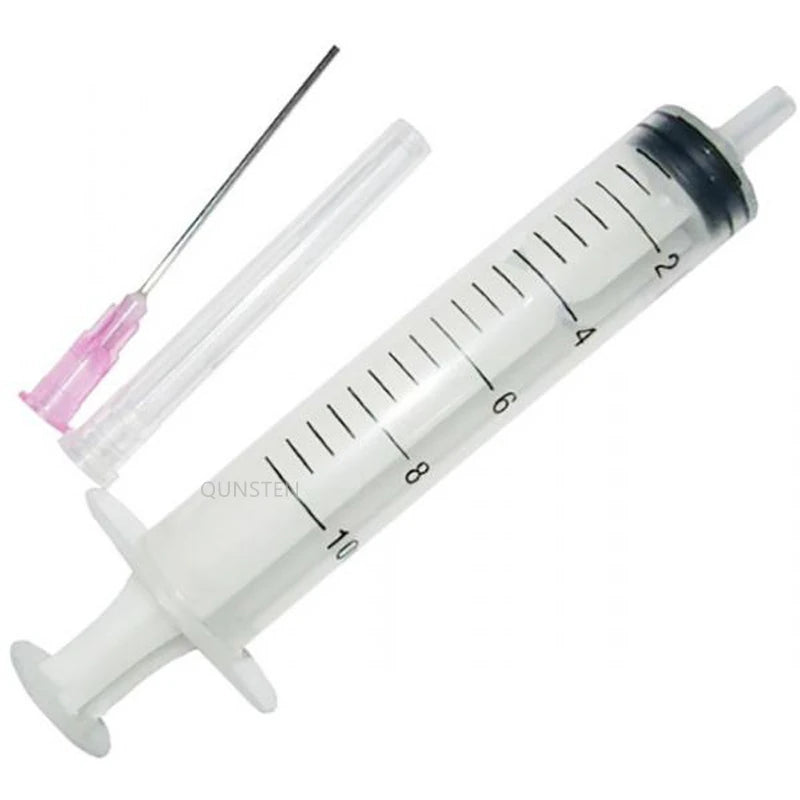 QUNSTEN Spritze Nachfüllset 10ml - 4 Stück 3,5cm Nadel