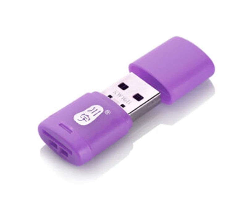 High-Speed USB 2.0 Micro SD Kartenleser Adapter mit TF Kartensteckplatz