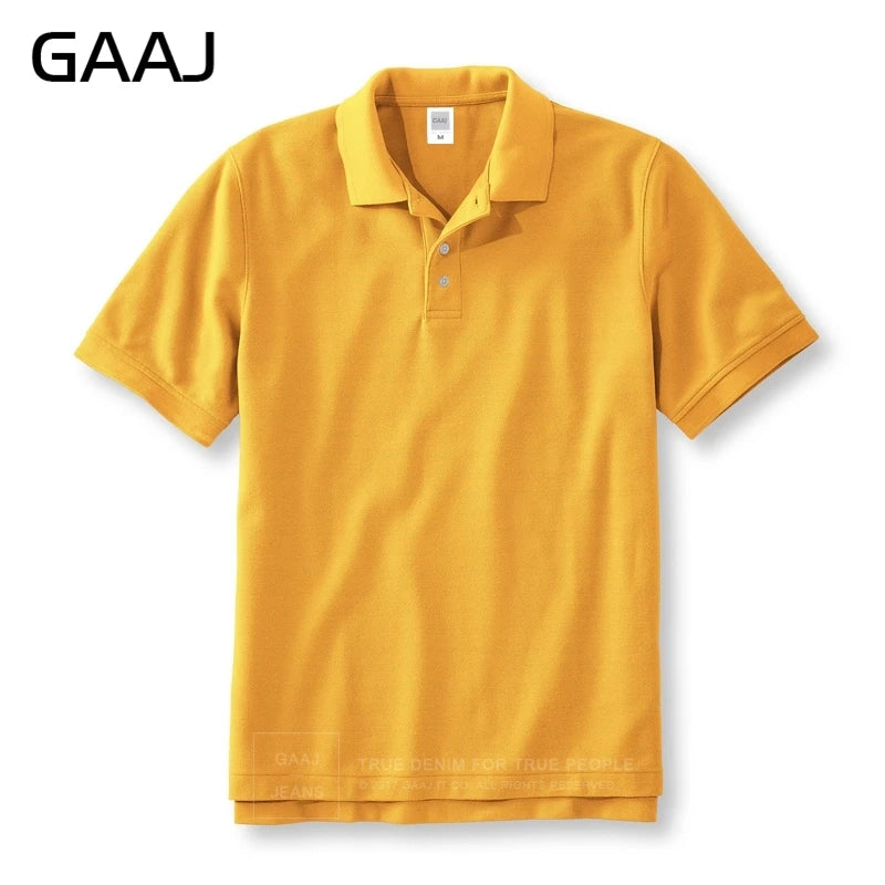 GAAJCN Polo Atmungsaktiv - Baumwolle Kurzarm Regular Fit