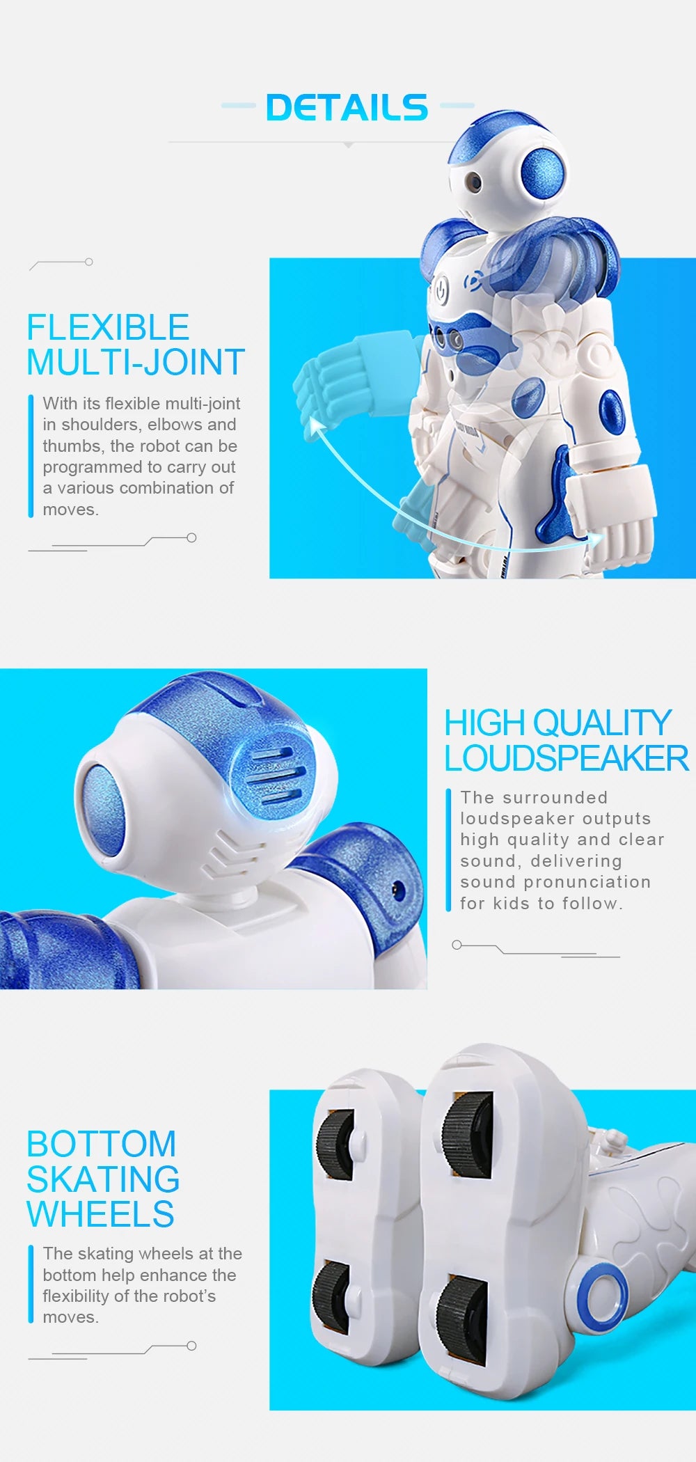 JJRC RC Robot Toy IR Gesture Remote control R2 CADY WIDA Intelligent Vector Smart Robotica Dancing Robo Kids Toy for Children