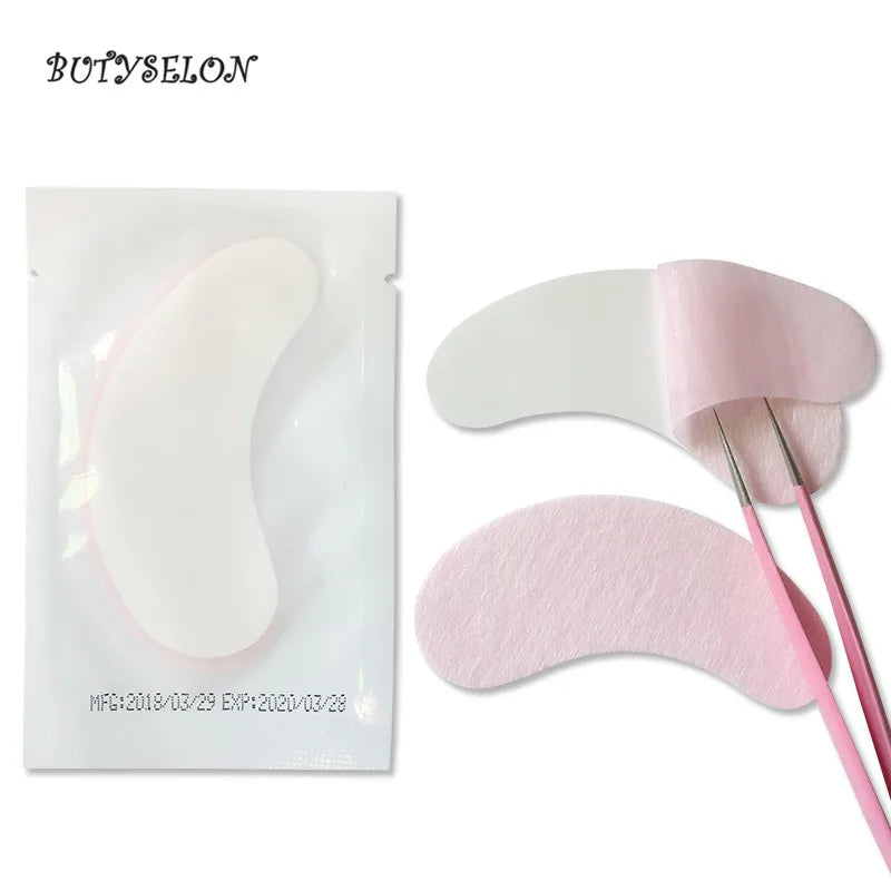 LashPro GelPads Augen Patches - 50 Paare Fusselfrei 7x3cm