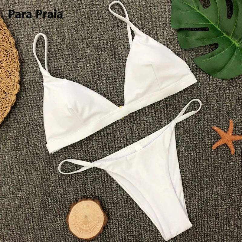 Para Praia 9 Farben Push Up Bikini - 85 Nylon 15 Spandex