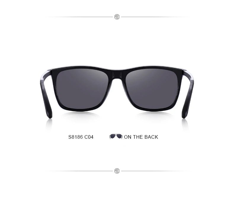 MERRYS DESIGN Herren HD Polarisierte Sonnenbrille Sport Angeln Augenschutz Aluminium Legierung Bügel UV400 Schutz S8186