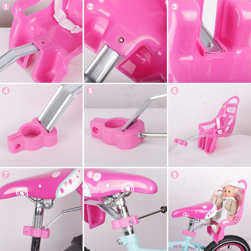 Unique Bike with Stickers DIY Decal Girls Kids Bike Decorations H055