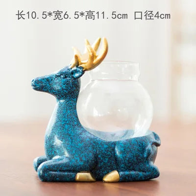 Creative Hydroponic Plant Vase Glass Transparent Container Dish Water Planting Flower Pot Living Room Decoration Decoration