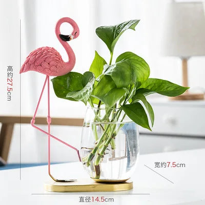 Creative Hydroponic Plant Vase Glass Transparent Container Dish Water Planting Flower Pot Living Room Decoration Decoration