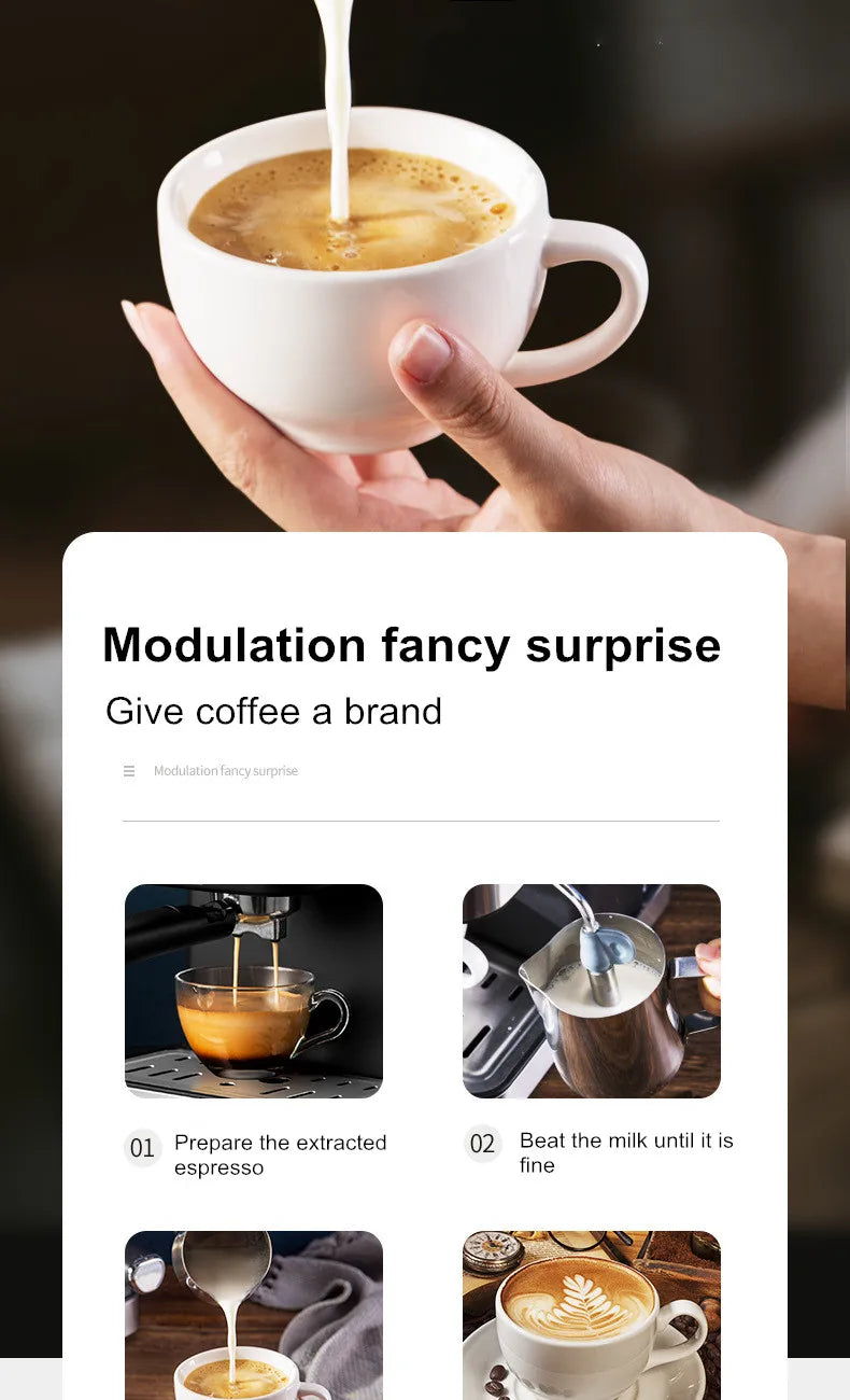 Pink Bunny 001 Espressomaschine Touch - 11-16 Tassen 20bar