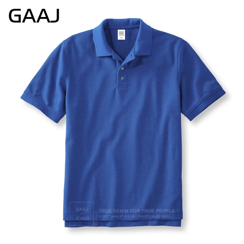 GAAJCN Polo Atmungsaktiv - Baumwolle Kurzarm Regular Fit