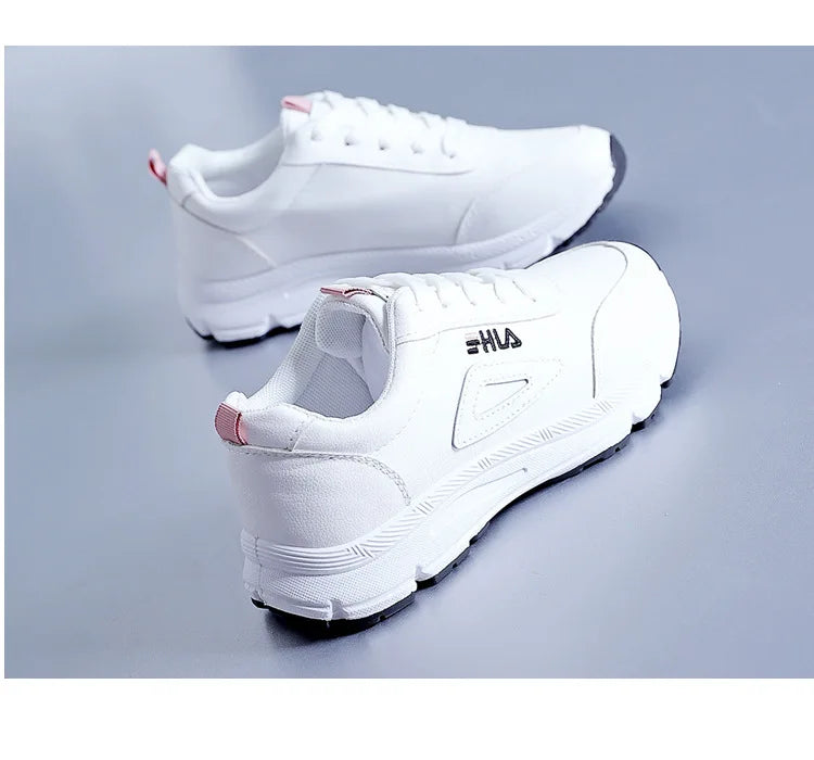 White Shoes for Women Sneakers 2024 Breathable Women's Sports Shoes Outdoor Walking Flats Woman Spring Casual Shoe Lady Sneaker