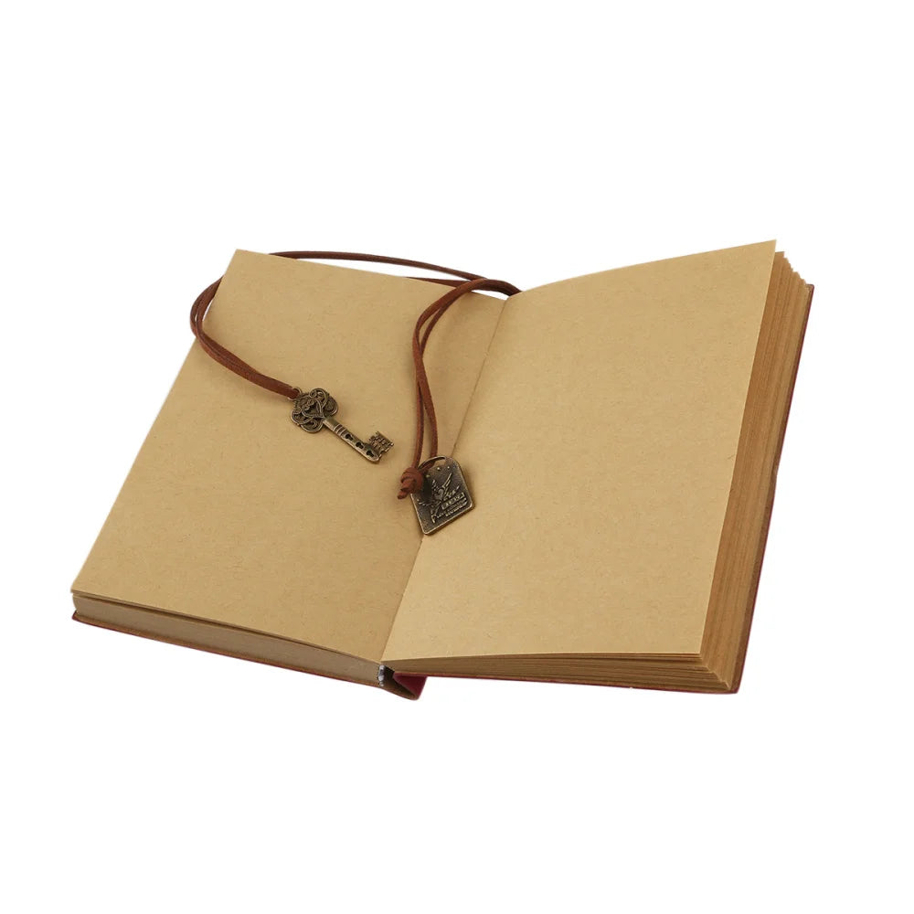 Pu Cover Journal Classic Retro Notebook Vintage PU Cover String Key Bound Blank Notebook Notepad Vintage Note Padss