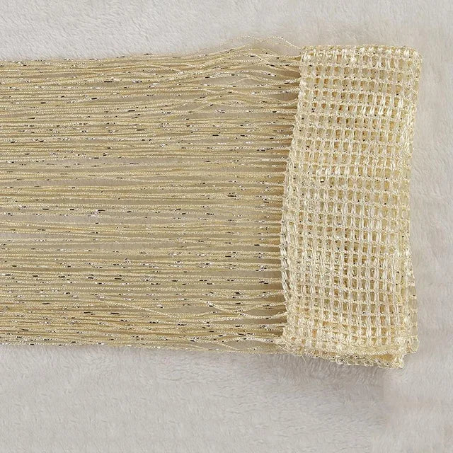 FadenVorhang Schnur glänzende Quaste - 300x290 cm, 1 Panel