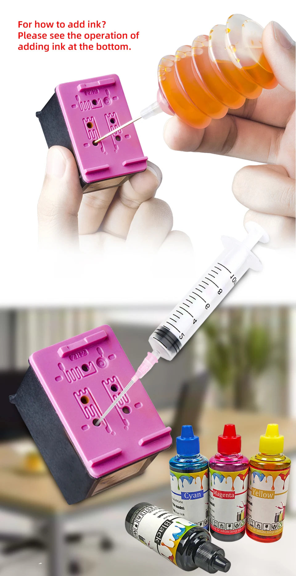 DMYON 305XL Kompatible Tintenpatrone - XL Kapazität 15ml