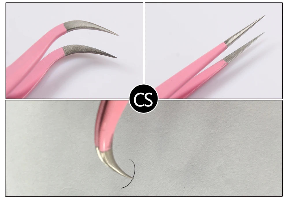 Makeup Professional Eyelash Tweezers 3D Volume Eyelash Extension Tweezer Fan Lash Eyebrow Tweezers VETUS Excellent Closure